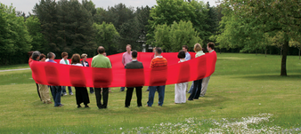 Das Band, ein großes Tuch